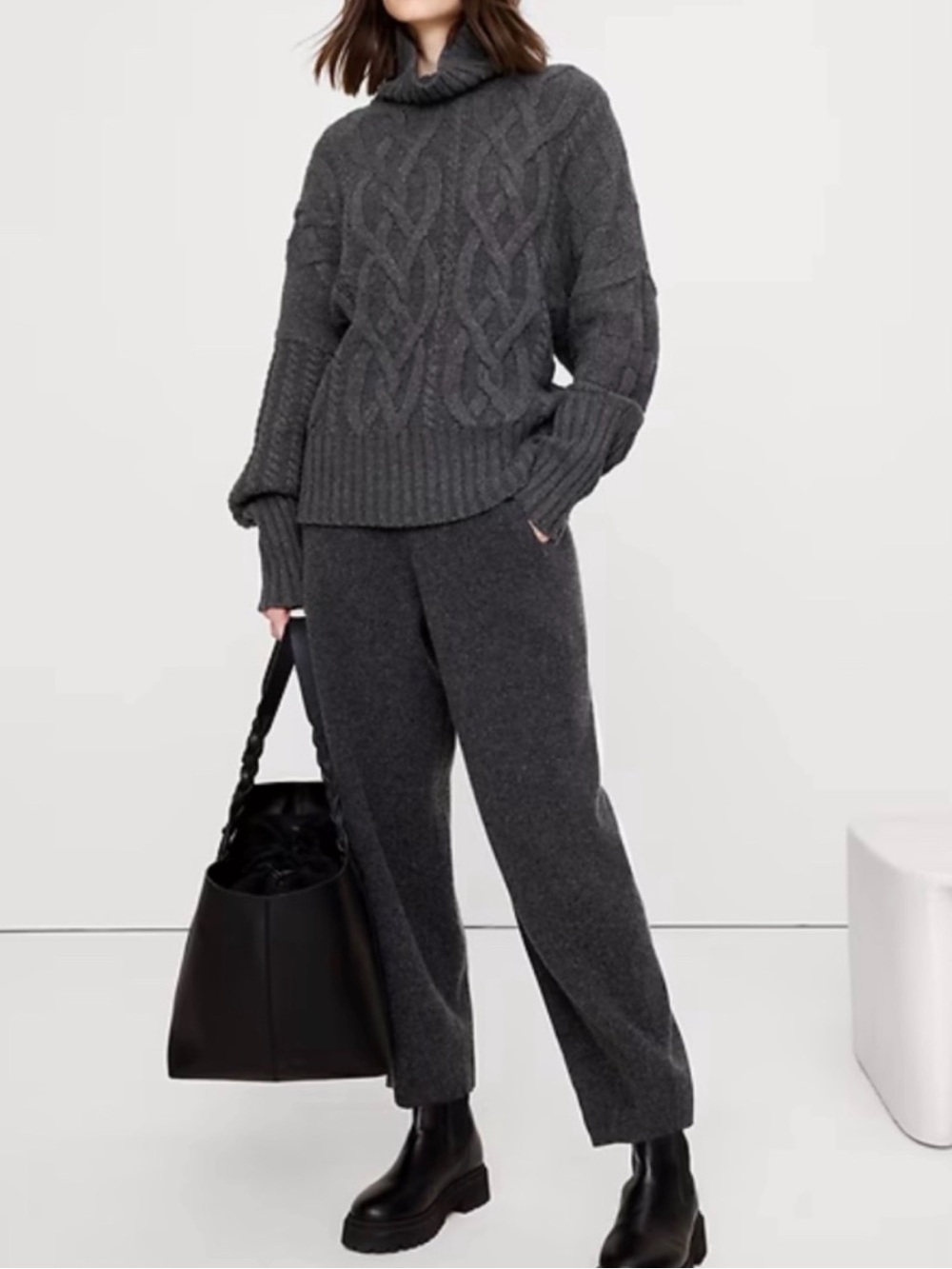 Banana Republic MERINO-COTTON BARREL SWEATER PANT